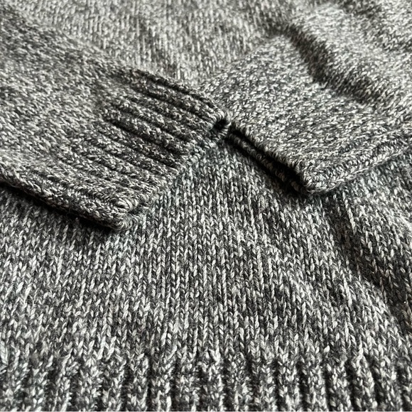 Abercrombie Merino Wool Fair Isle Gray Crew Après Ski Sweater Snowflake M - Picture 7 of 11